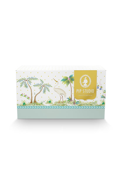 Gift Set of 2 Mugs Small Jolie Dots Gold 145ml