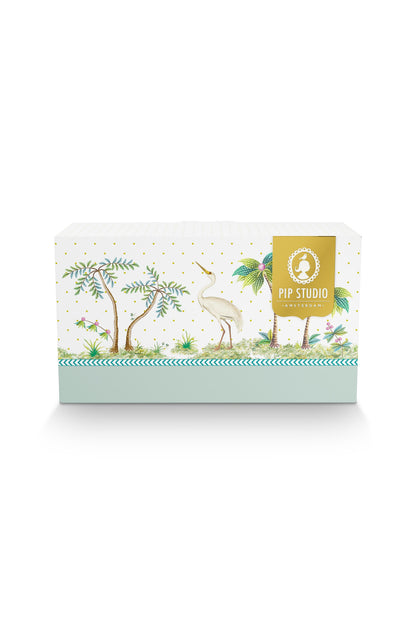 Gift Set of 2 Mugs Large Jolie Dots Gold 350ml