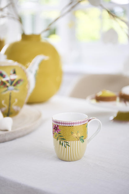 Gift Set of 2 Mugs Large La Majorelle Yellow 350ml