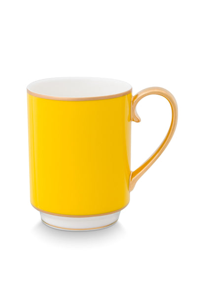 Mug Large with Ear Pip Chique Gold-Yellow 350ml