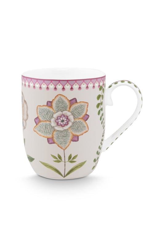 Mug Small Lily & Lotus Off White 145ml