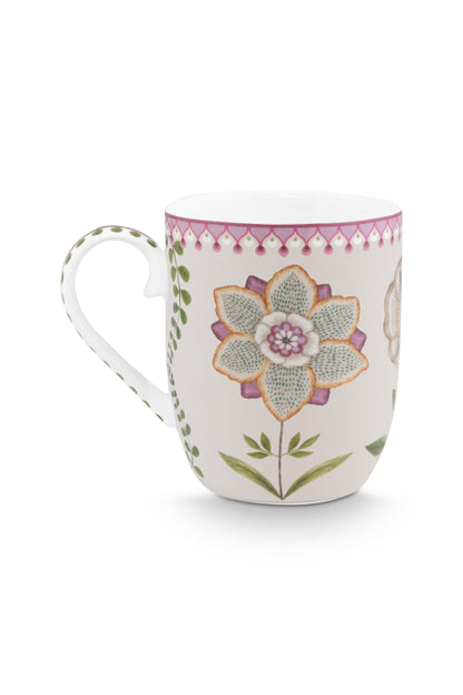 Mug Small Lily & Lotus Off White 145ml