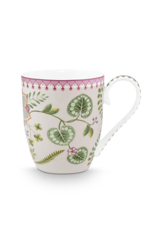 Mug XL Lily & Lotus Off White 450ml