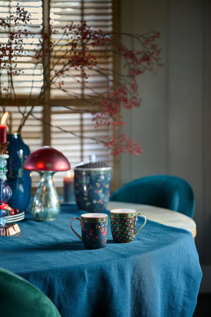 Gift Set of 2 Mugs Small Berry Blues 145ml