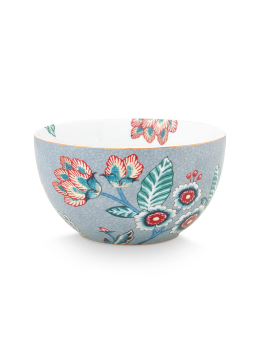 Bowl Flower Festival Light Blue 12cm