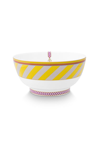 Bowl Pip Chique Stripes Yellow 20.5cm