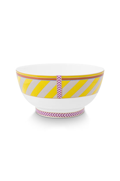 Bowl Pip Chique Stripes Yellow 20.5cm
