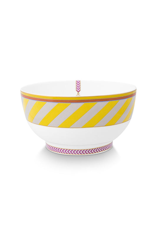 Cup & Saucer Pip Chique Stripes Yellow 220ml