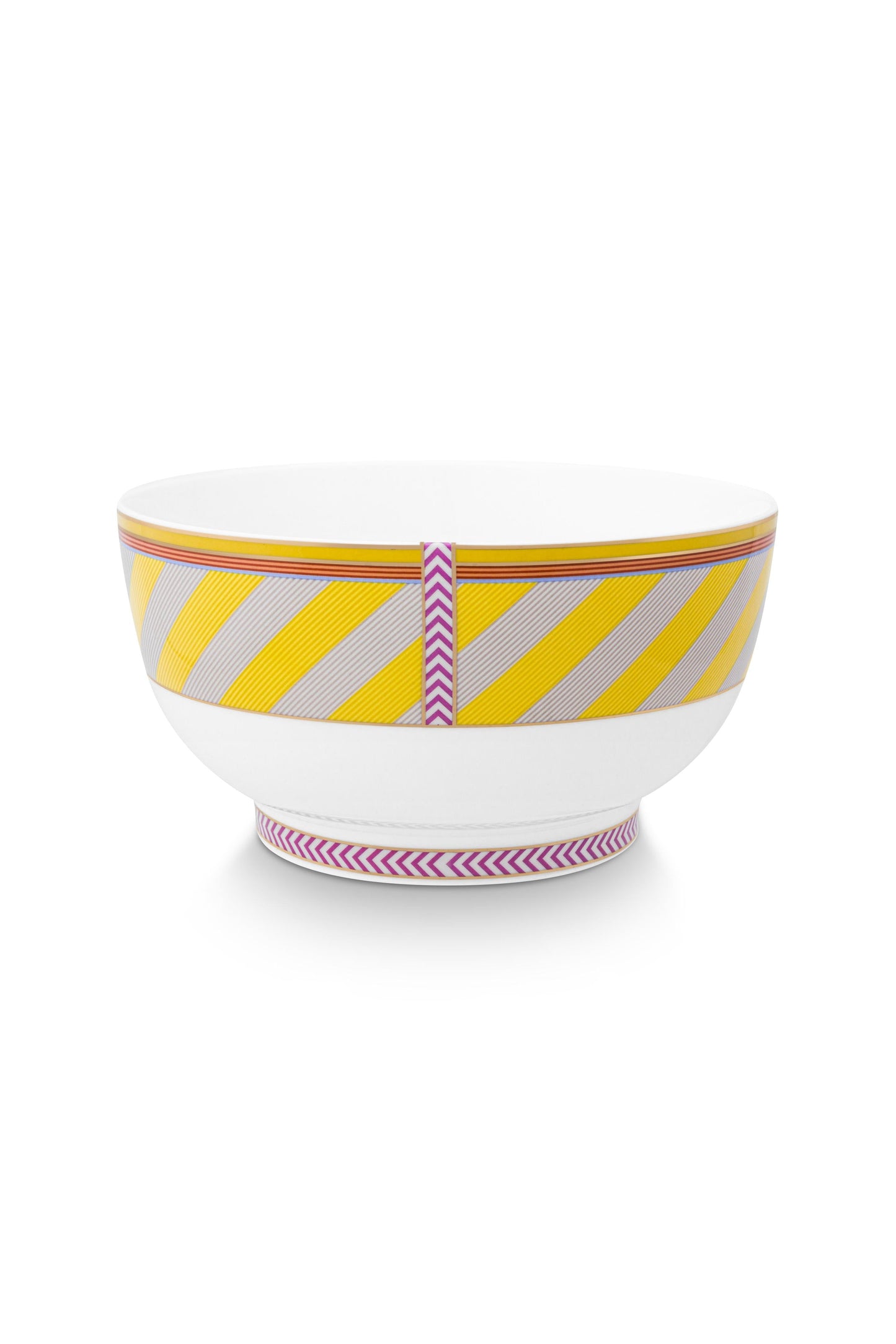 Cup & Saucer Pip Chique Stripes Yellow 220ml