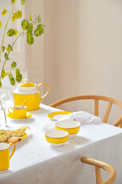 Bowl Pip Chique Gold-Yellow 12.5cm