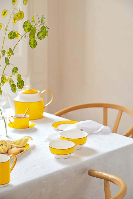 Bowl Pip Chique Gold-Yellow 12.5cm