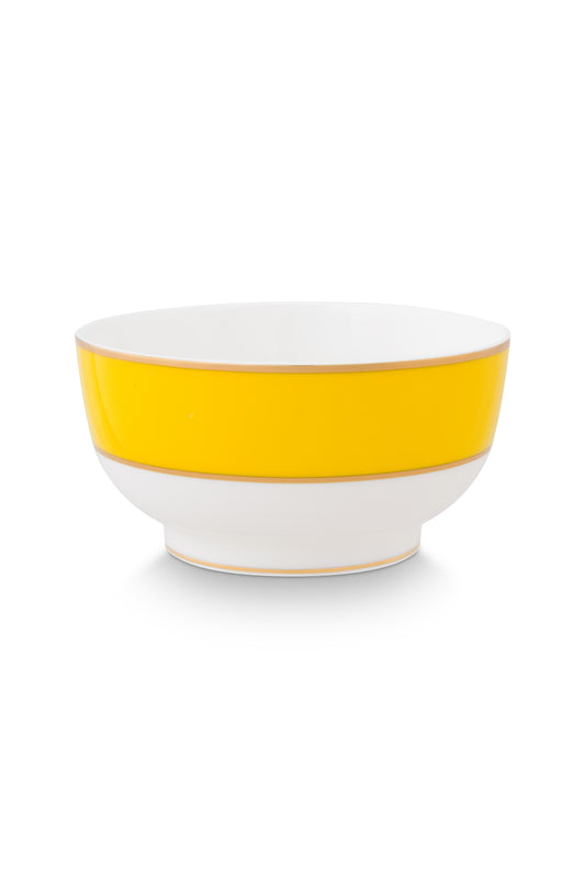 Bowl Pip Chique Gold-Yellow 15.5cm