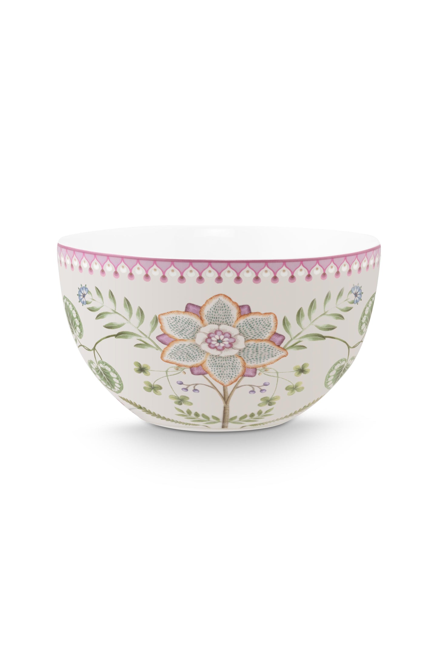 Bowl Lily & Lotus Off White 18cm