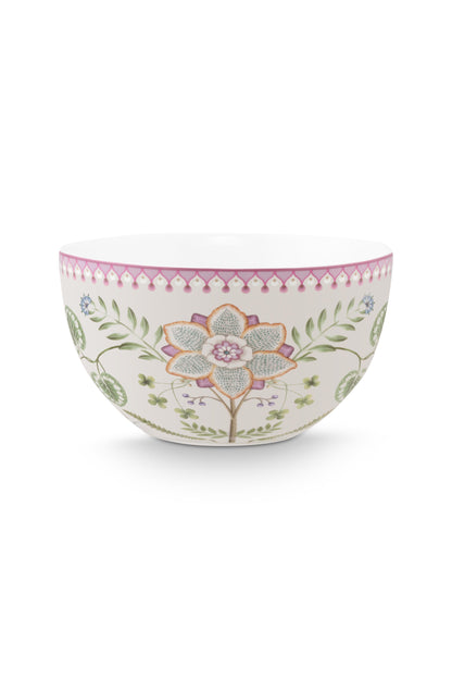 Bowl Lily & Lotus Off White 18cm