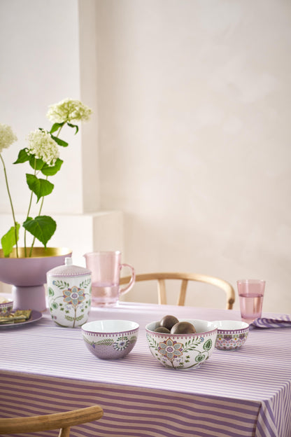 Bowl Lily & Lotus Off White 18cm