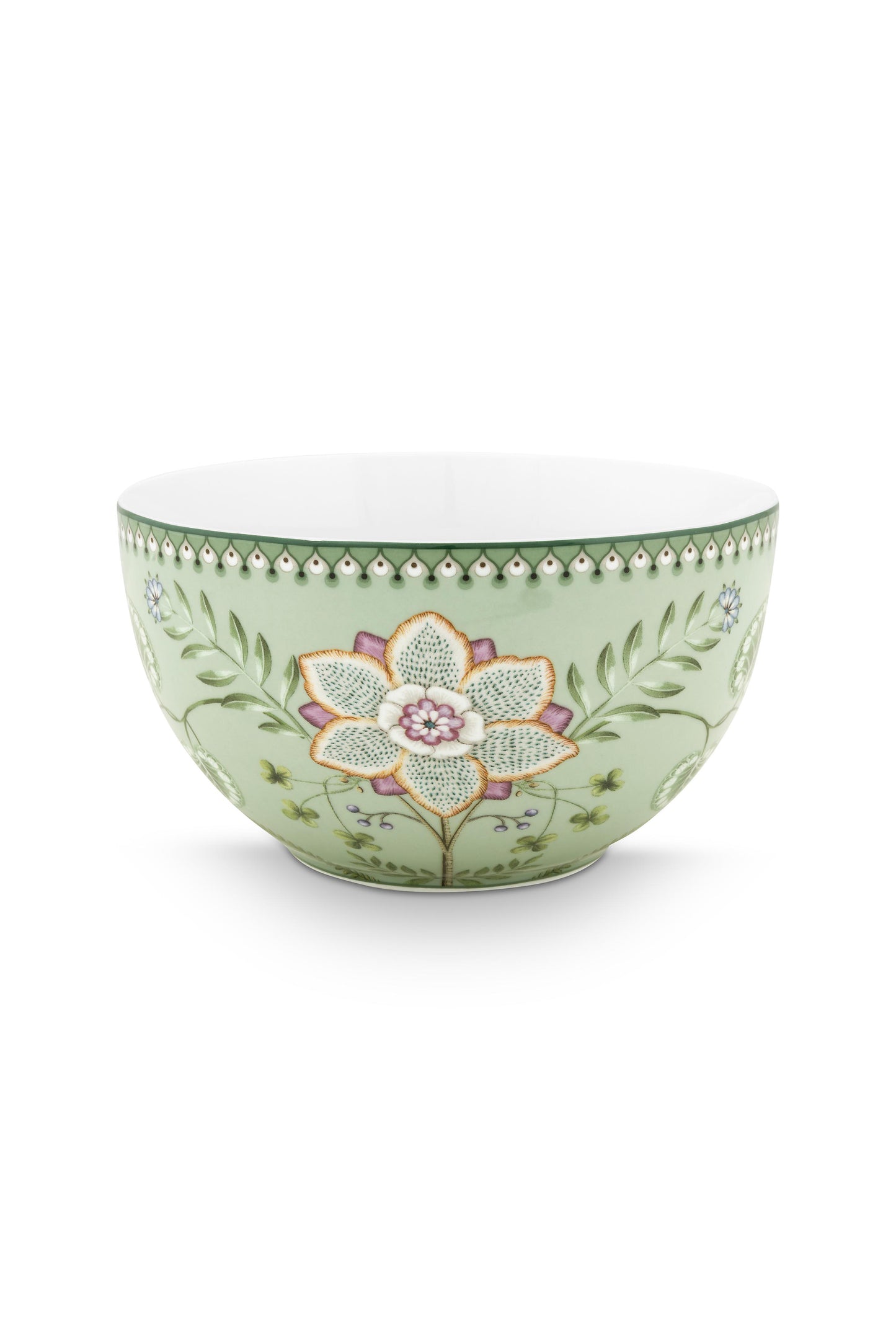 Bowl Lily & Lotus Light Green 18cm