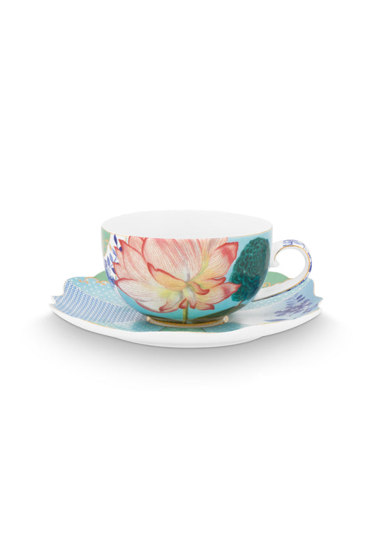 Cup and Saucer Royal Flowers 225ml