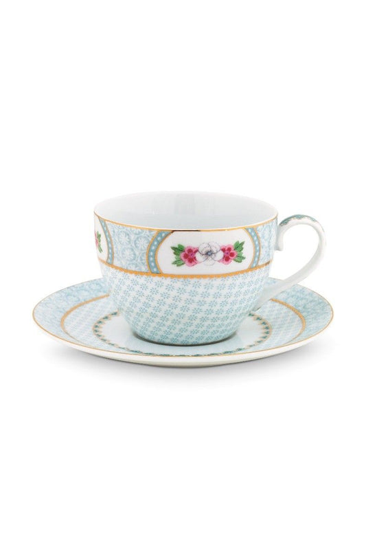 Cup & Saucer Blushing Birds White 280ml