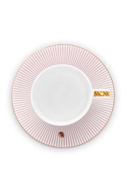 Espresso Cup & Saucer La Majorelle Pink 120ml