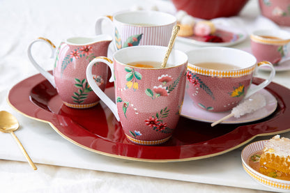 Espresso Cup & Saucer La Majorelle Pink 120ml