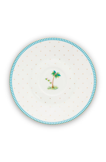 Espresso Cup & Saucer Jolie Dots Gold 120ml