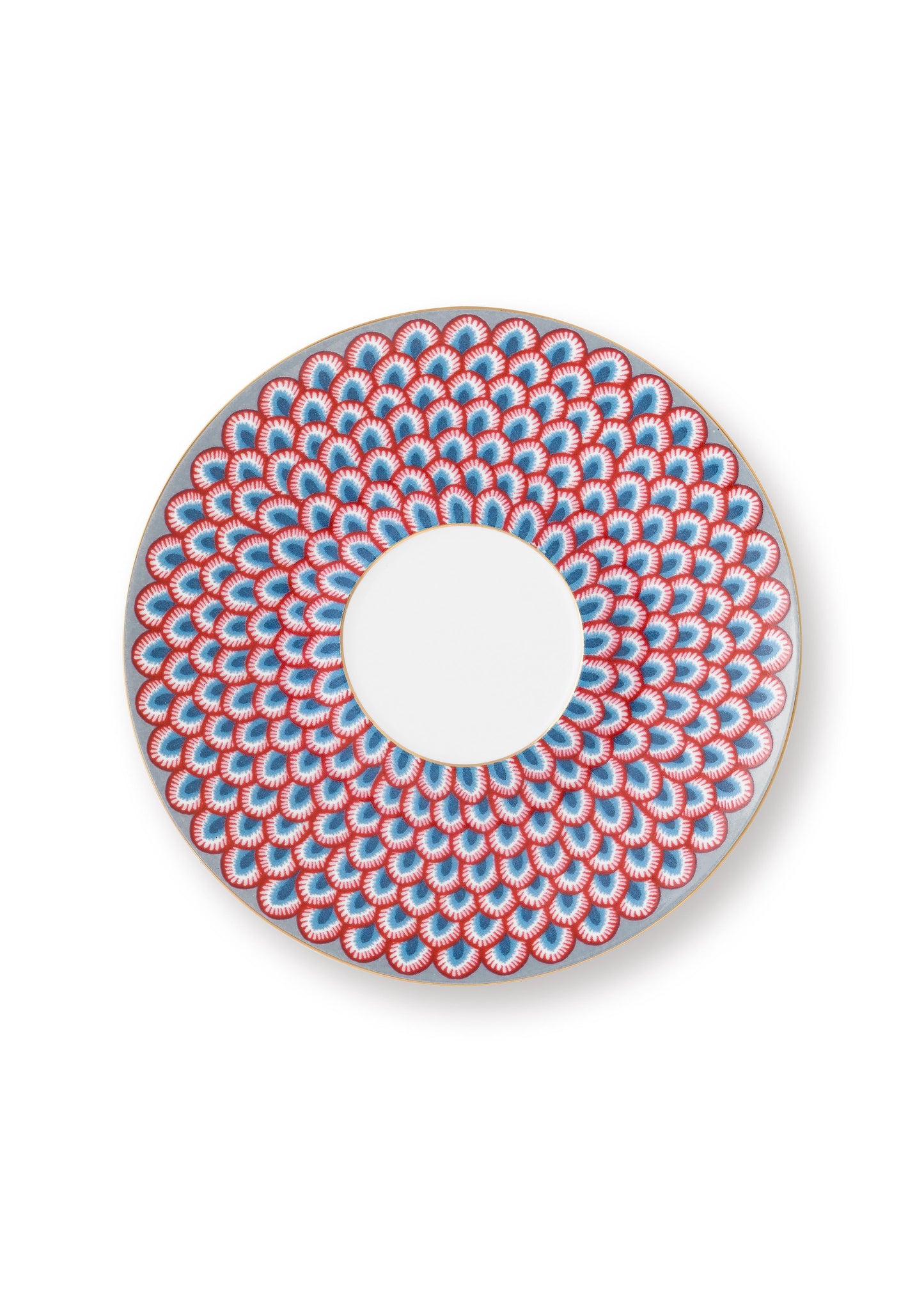 Espresso Cup & Saucer Flower Festival Light Blue120ml