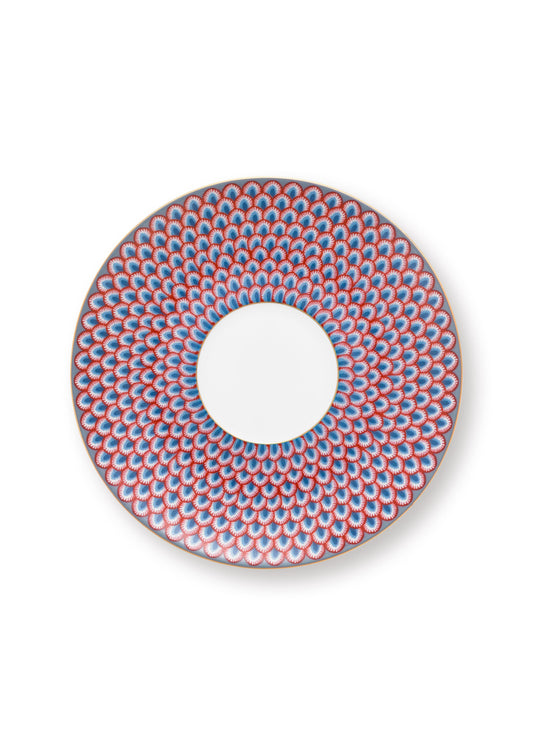 Cup & Saucer Flower Festival Light Blue 280ml
