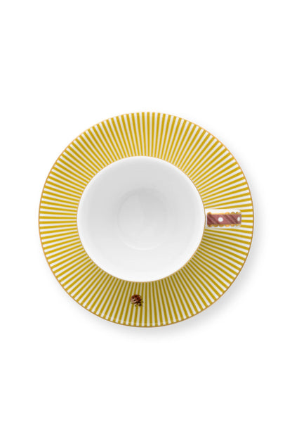 Espresso Cup & Saucer La Majorelle Yellow 120ml