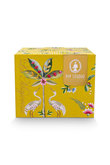 Gift Set of 2 Espresso Cups & Saucers La Majorelle Yellow 120ml