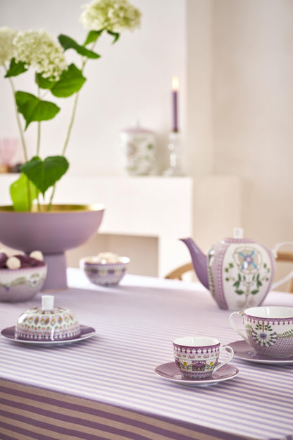 Gift Set of 2 Espresso Cups and Saucers Lily & Lotus 120ml