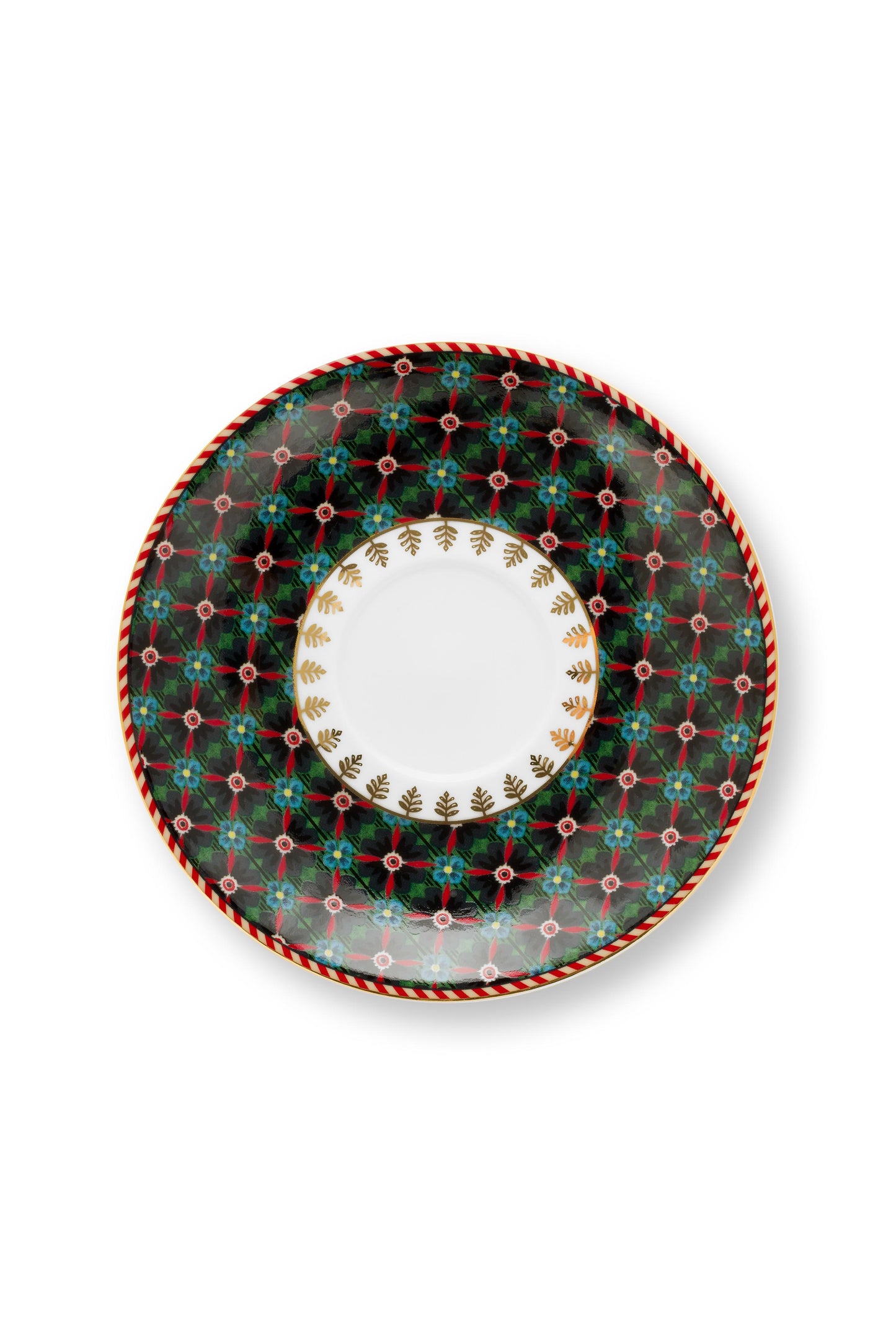 Espresso Cup and Saucer Berry Blues Blue 120ml