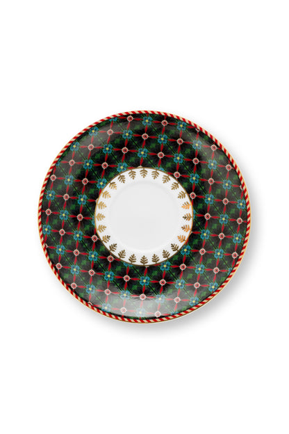 Espresso Cup and Saucer Berry Blues Blue 120ml