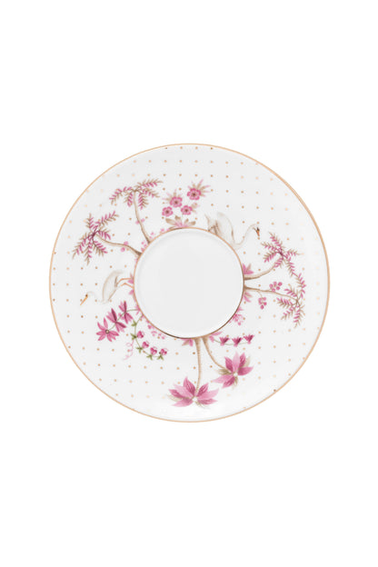 Cup & Saucer Jolie Dots Gold Pink 280ml