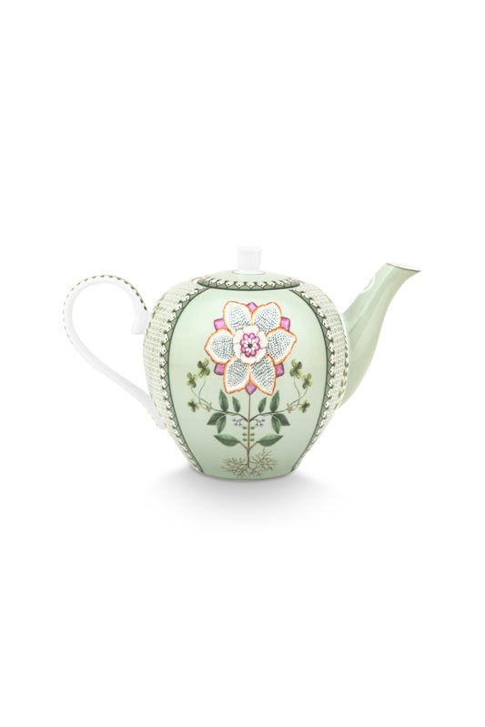 Tea Pot Lily & Lotus Tiles Light Green 1.6ltr