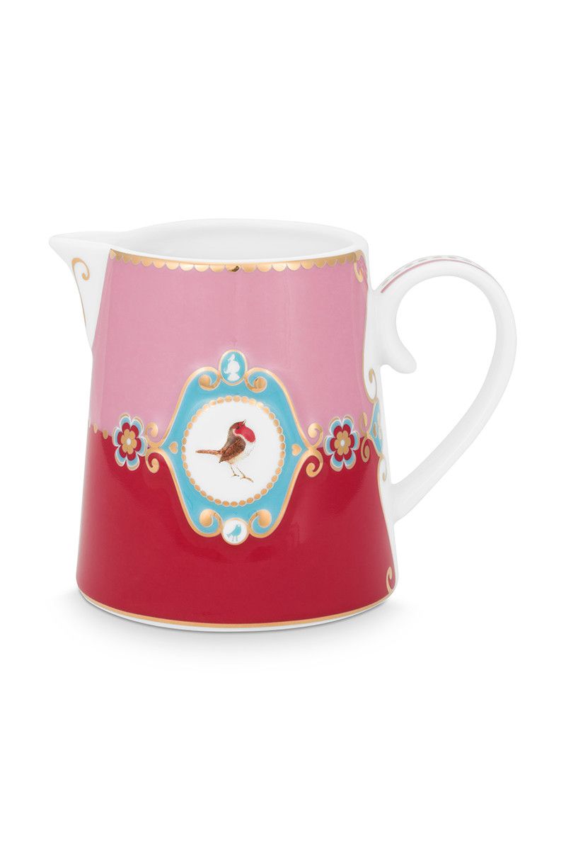 Creamer Small Love Birds Medallion Red-Pink 270ml