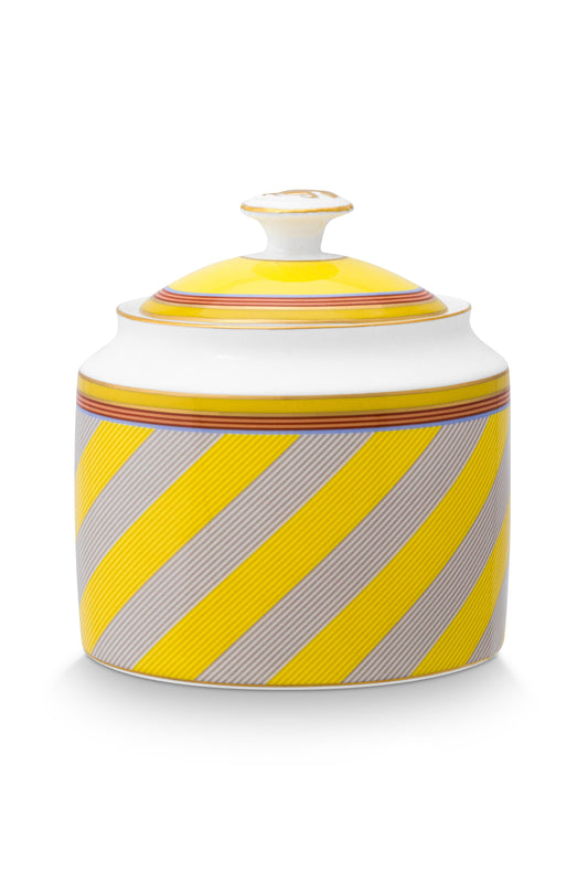 Sugar Bowl Pip Chique Stripes Yellow 550ml