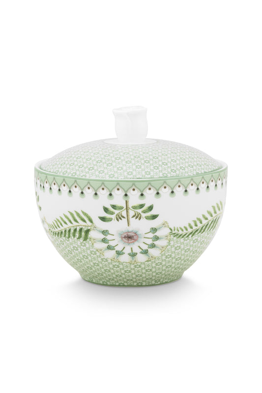 Sugar Bowl Lily & Lotus Tiles Light Green 300ml