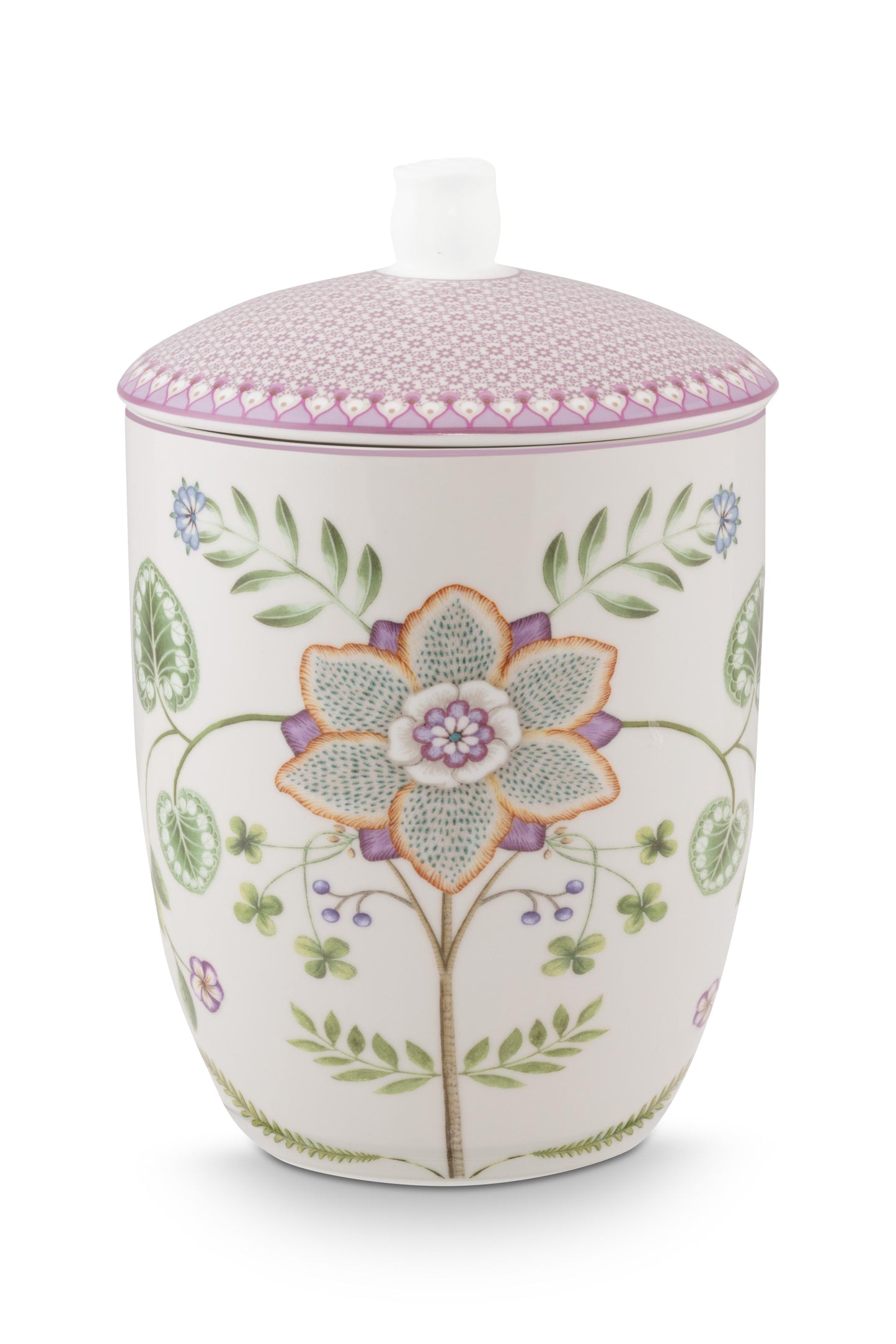 Storage Jar Lily & Lotus Off White 1.5ltr