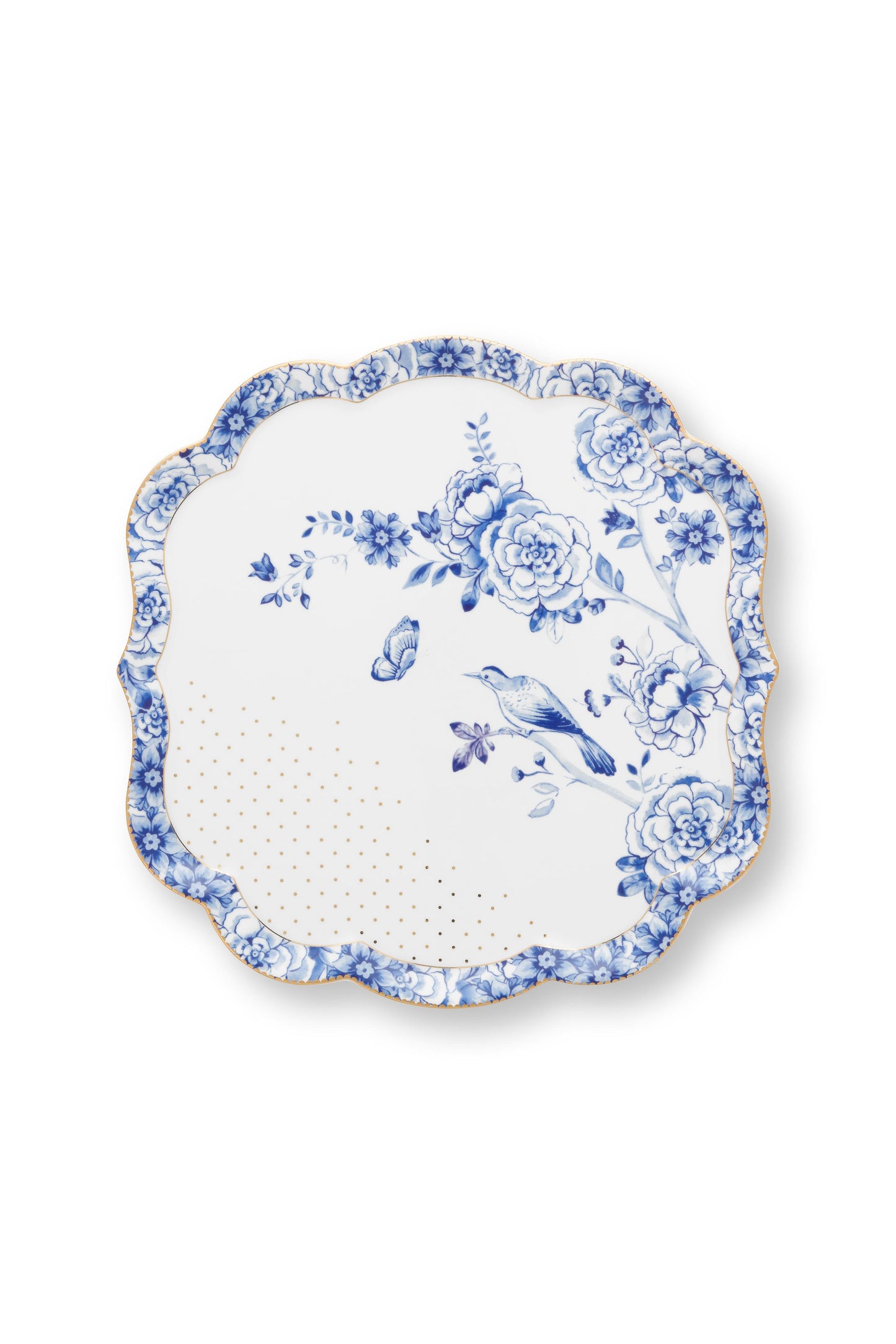 Cake Stand Royal White 24x24cm