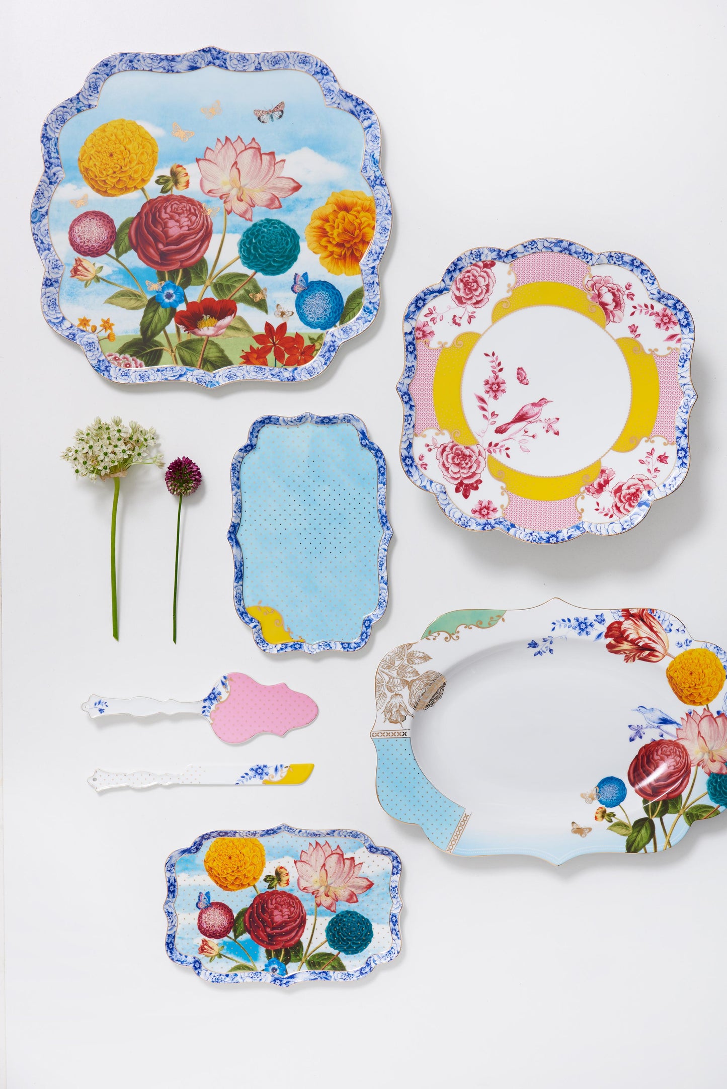 Cake Stand Royal Multi 24x24cm
