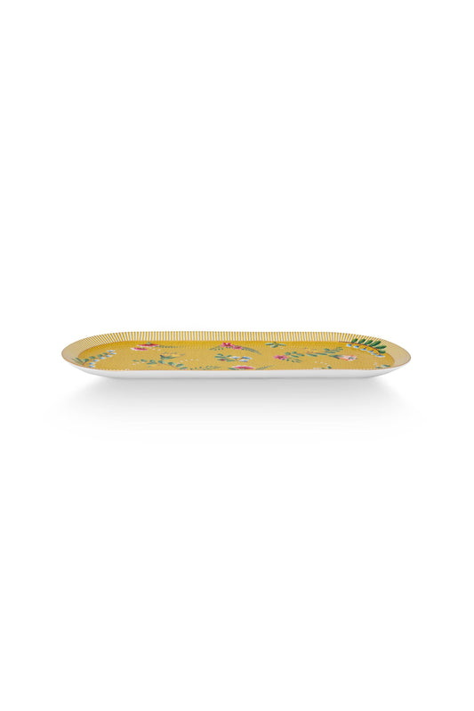 Small Platter La Majorelle Yellow 33.3x15.5cm