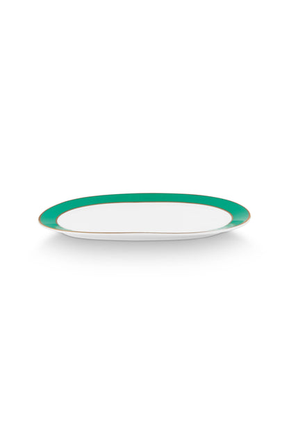 Tray Rectangular Pip Chique Gold-Green 28x16x2cm