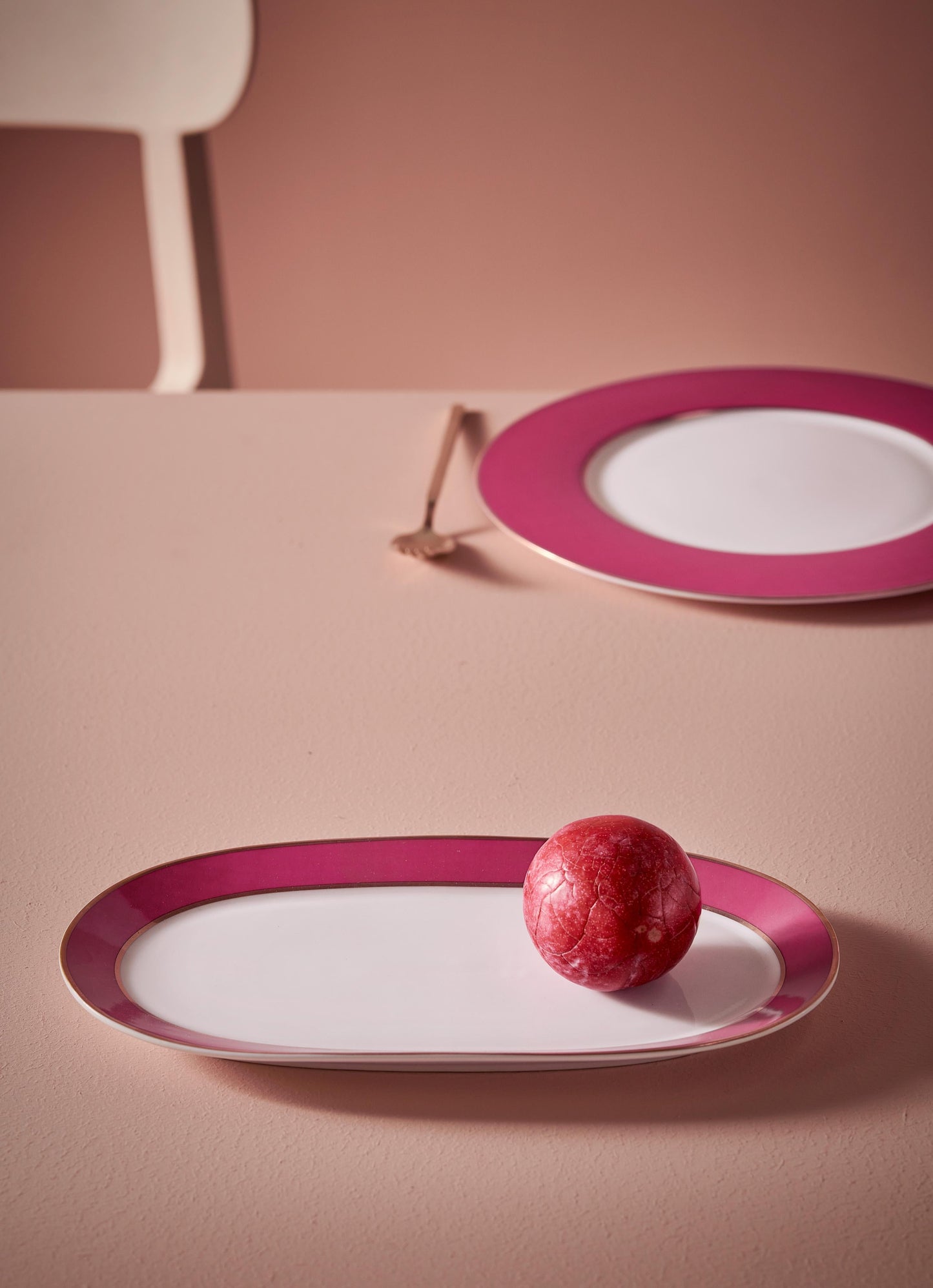 Tray Rectangular Pip Chique Gold-Pink 28x16x2cm