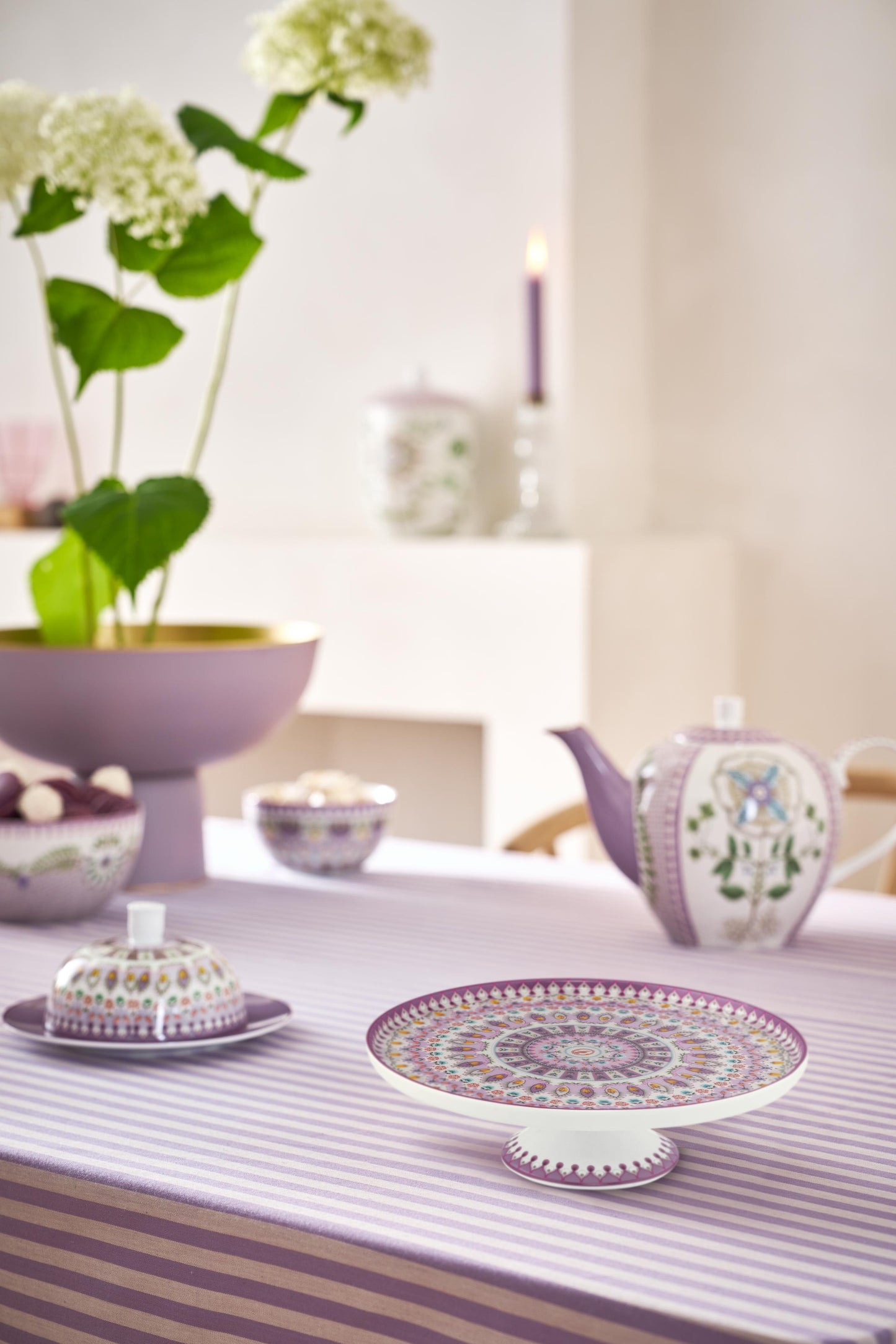 Cake Stand Lily & Lotus Moon Delight Multi 21cm