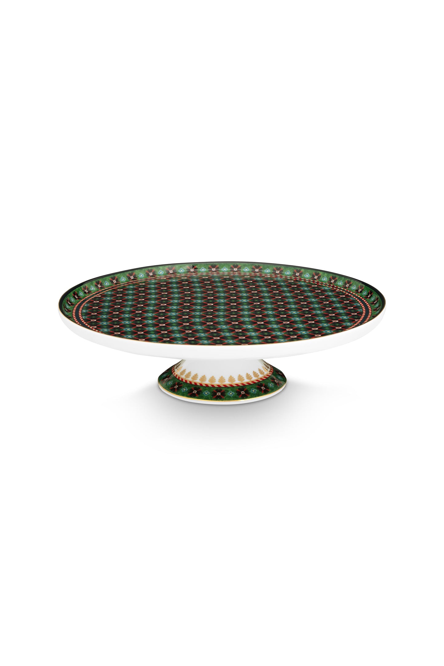 Cake Stand Clover Green 21cm