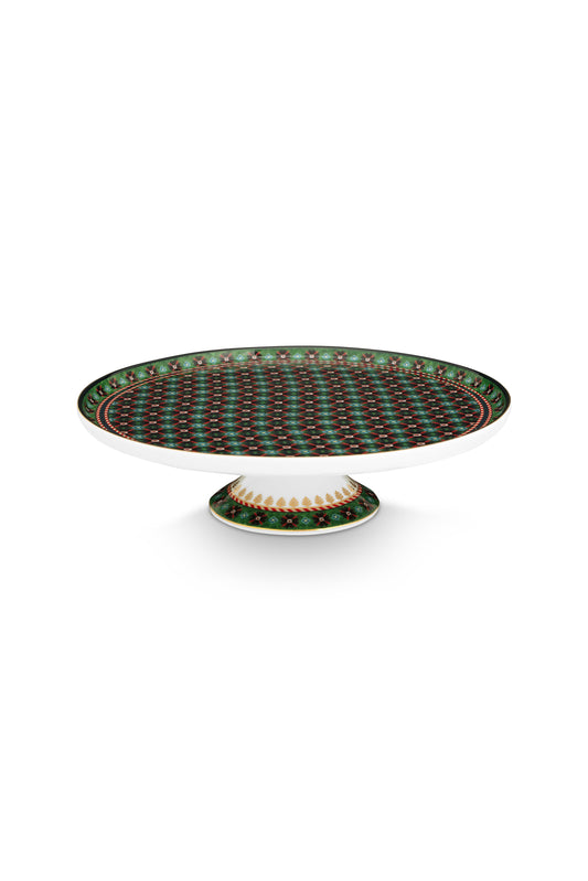 Cake Stand Clover Green 21cm