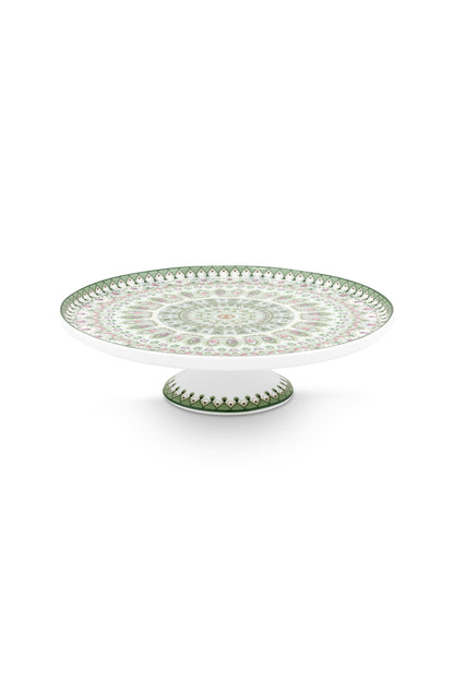 Mini Cake Tray Lily & Lotus Moon Delight Light Green 21cm