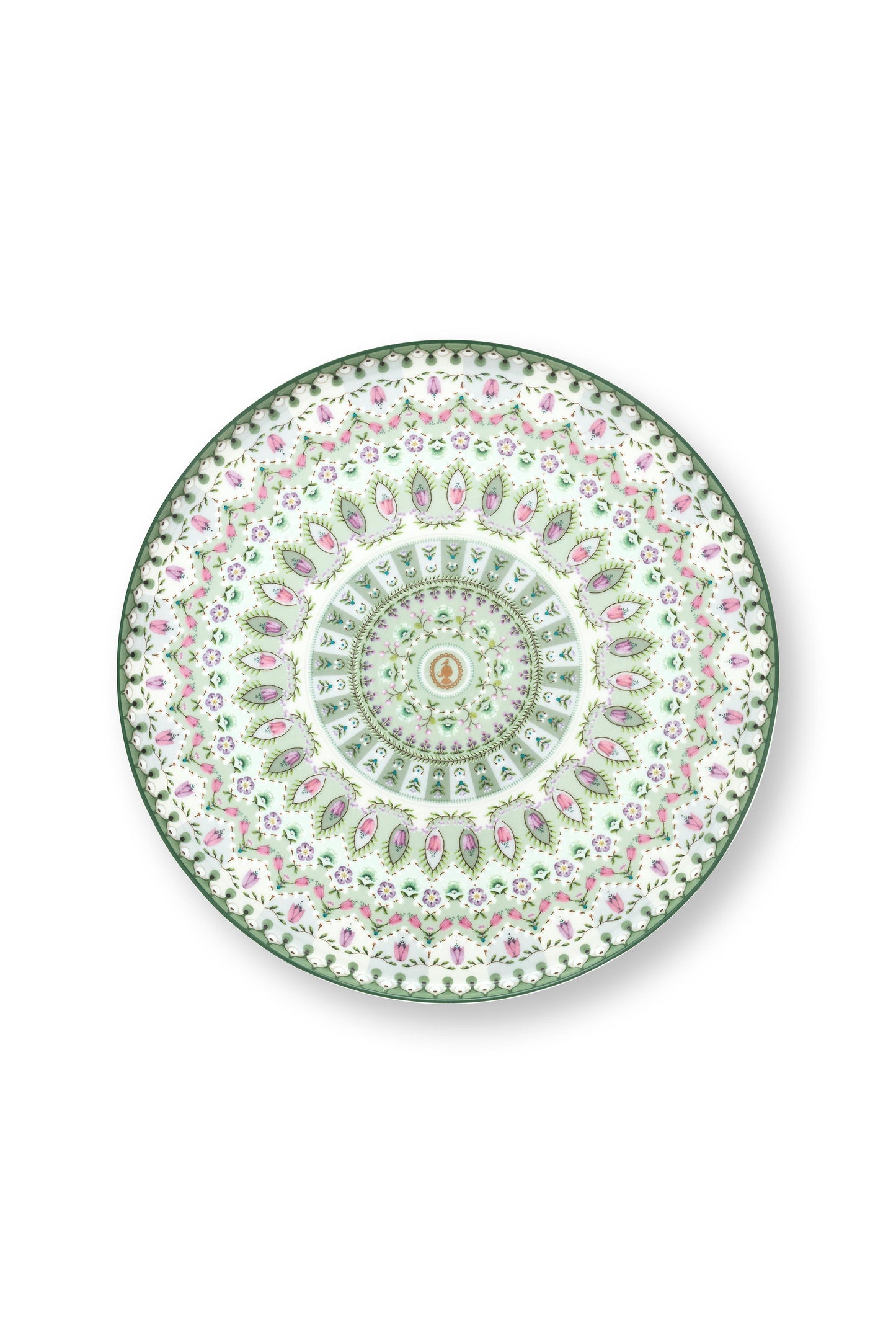 Mini Cake Tray Lily & Lotus Moon Delight Light Green 21cm