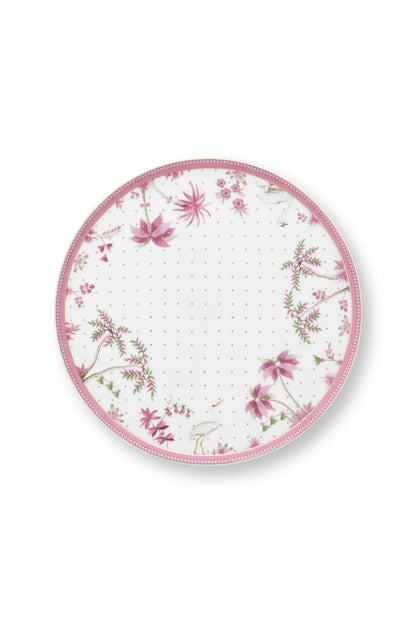 Cake Stand Jolie Dots Gold Pink 21cm