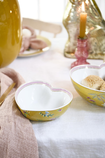 Baking Dish Heart La Majorelle Yellow 16x14.5x6cm
